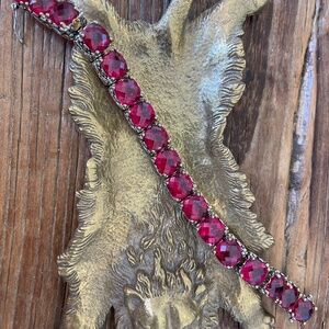 Large Red Diamond Bracelet
